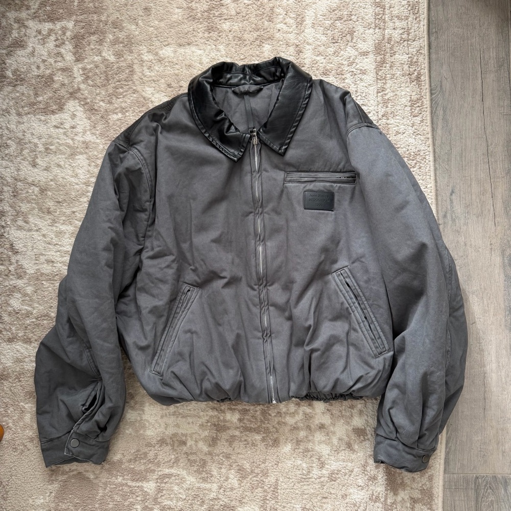 Acne Black Bomber Jacket